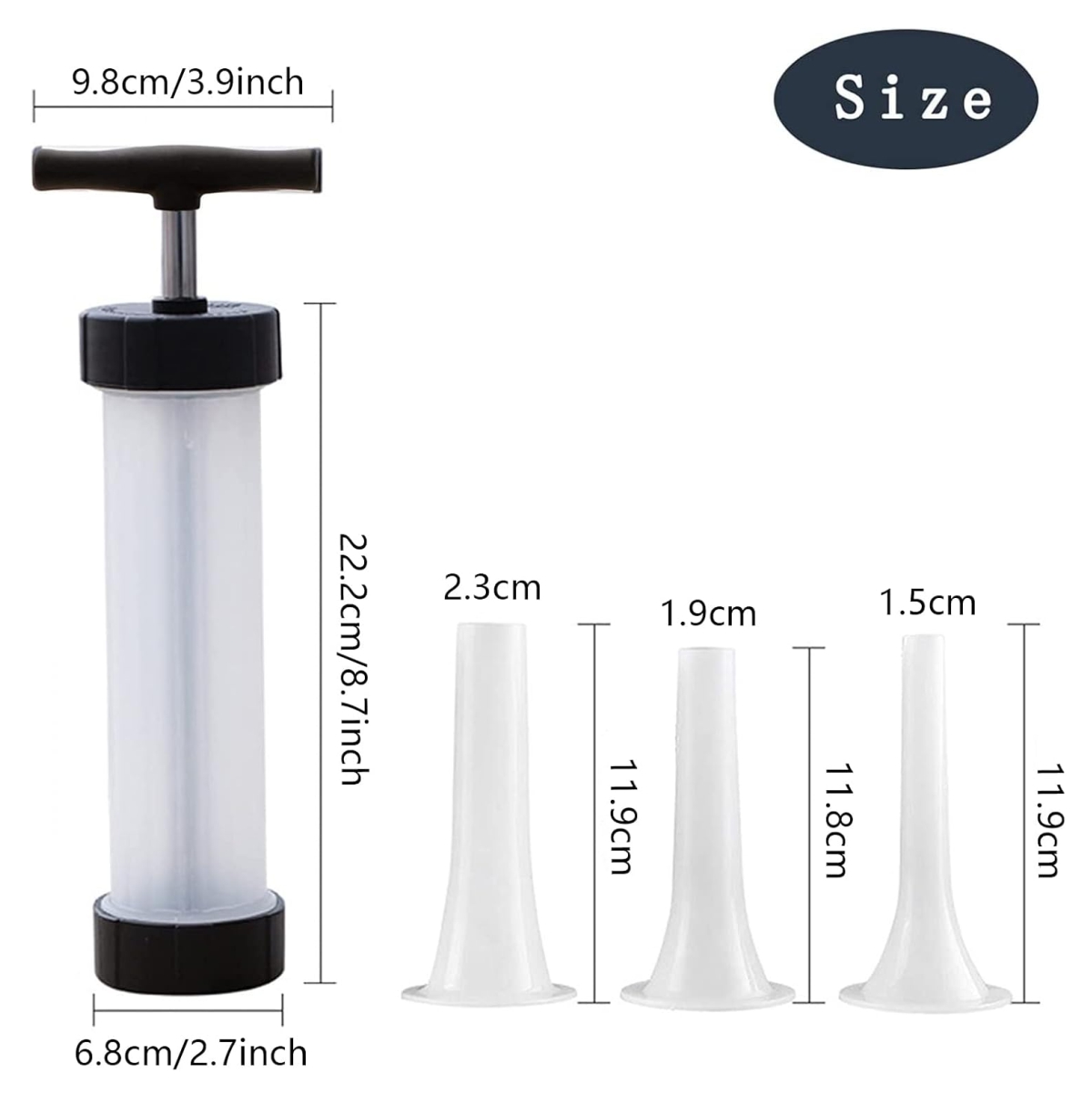 Miniatura 6 de Embutidor domestico de Salchichas 3tubos